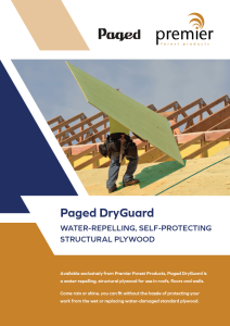 Premier DryGuard Water Repelling Plywood