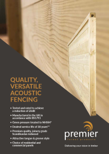 Premier Forest Acoustic Fencing