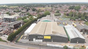Aerial view of Premier Forest Products Manchester
